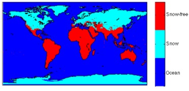 Microwave Daily Snow Cover